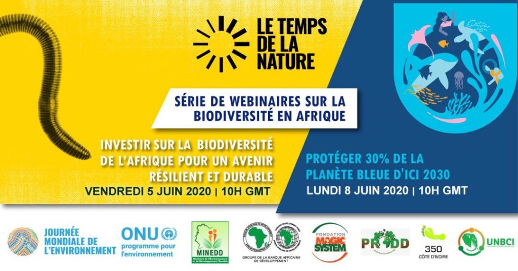 Article : Deux webinaires pour c&eacute;l&eacute;brer les journ&eacute;es mondiale de l&rsquo;environnement et des oc&eacute;ans en C&ocirc;te d&rsquo;ivoire.